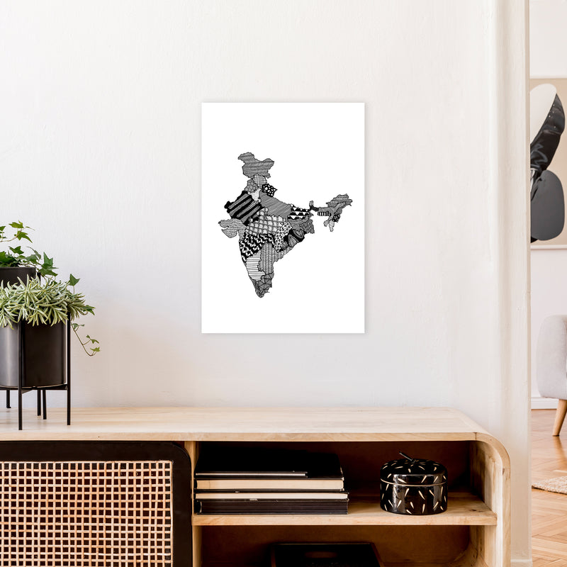 India Art Print by Carissa Tanton A2 Black Frame