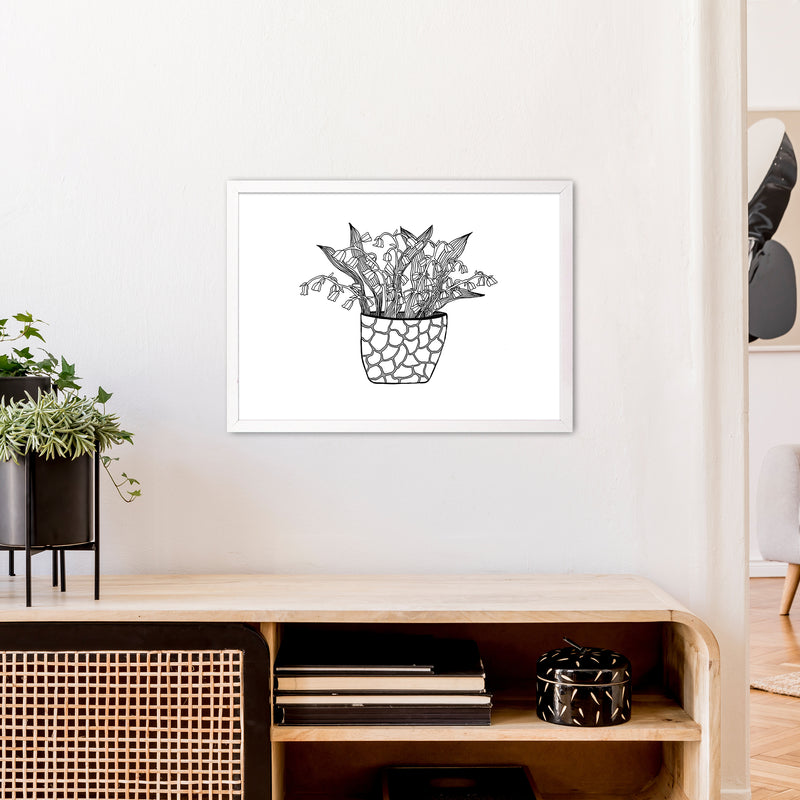 Lily of the Valley Art Print by Carissa Tanton A2 Oak Frame