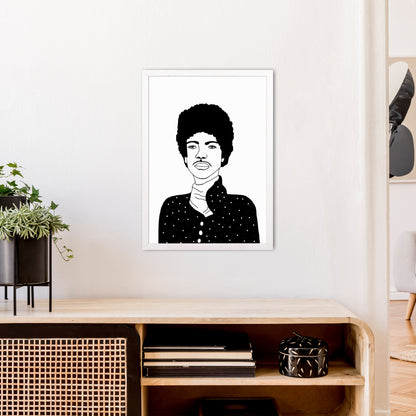 Prince Art Print by Carissa Tanton A2 Oak Frame