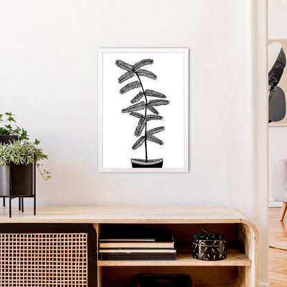 Mimosa Art Print by Carissa Tanton A2 Oak Frame