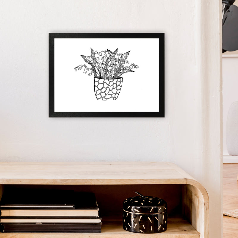Lily of the Valley Art Print by Carissa Tanton A3 White Frame