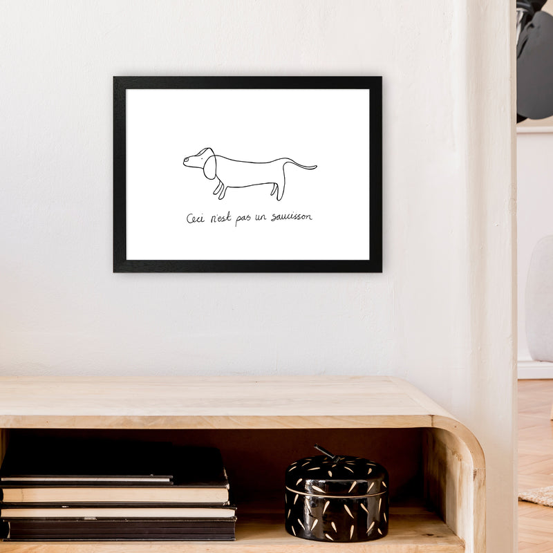 Pasunsaucisson Art Print by Carissa Tanton A3 White Frame