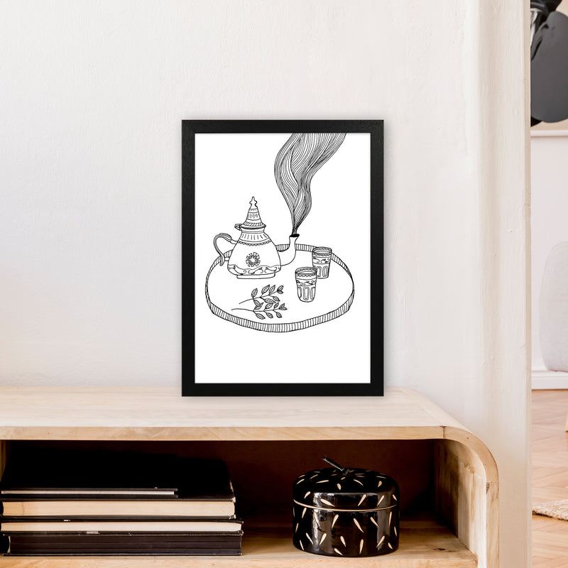 Moroccan Mint Art Print by Carissa Tanton A3 White Frame