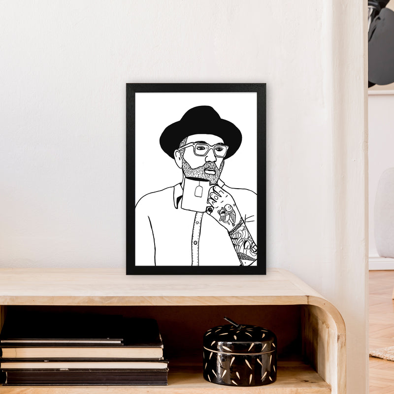Dallas Green Art Print by Carissa Tanton A3 White Frame