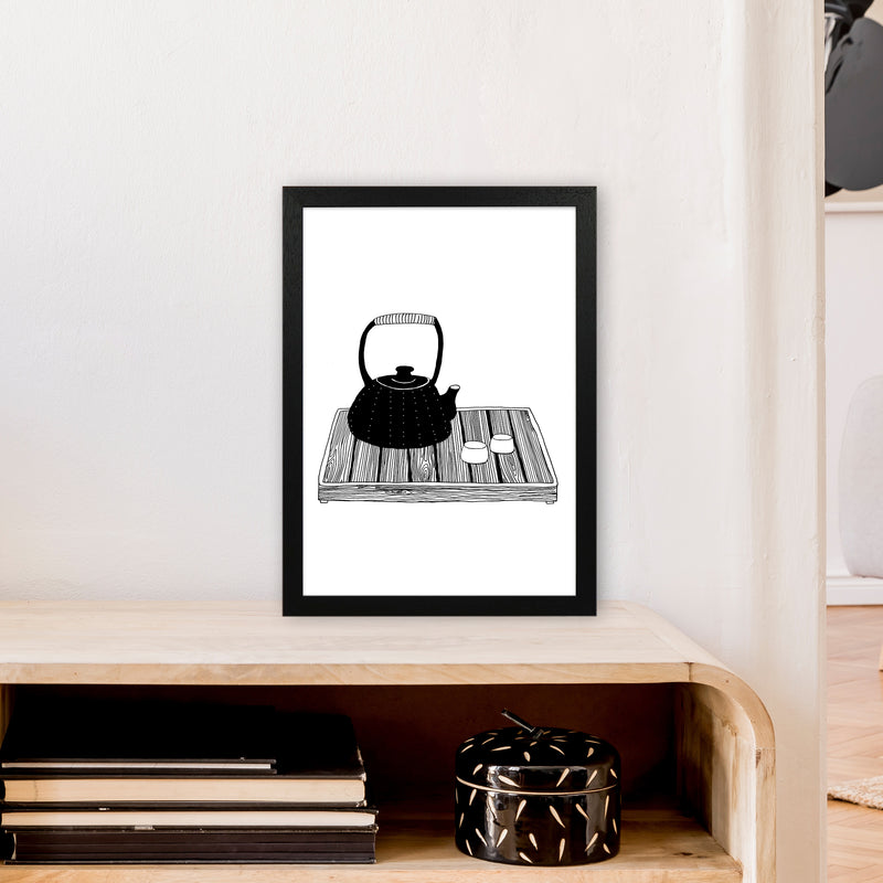 Chinese Tea Art Print by Carissa Tanton A3 White Frame