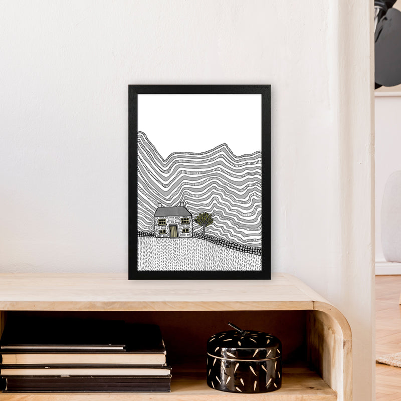 Welsh House Art Print by Carissa Tanton A3 White Frame