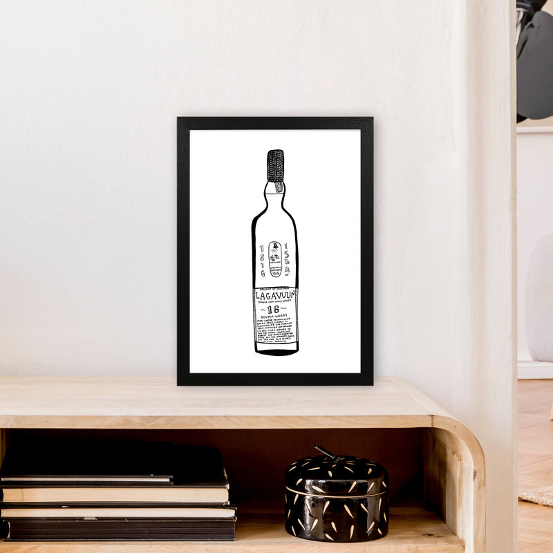 Lagavulin Art Print by Carissa Tanton A3 White Frame