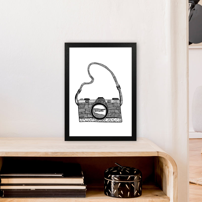 Camera Art Print by Carissa Tanton A3 White Frame