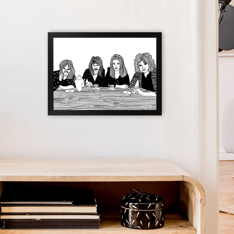 Queen Art Print by Carissa Tanton A3 White Frame