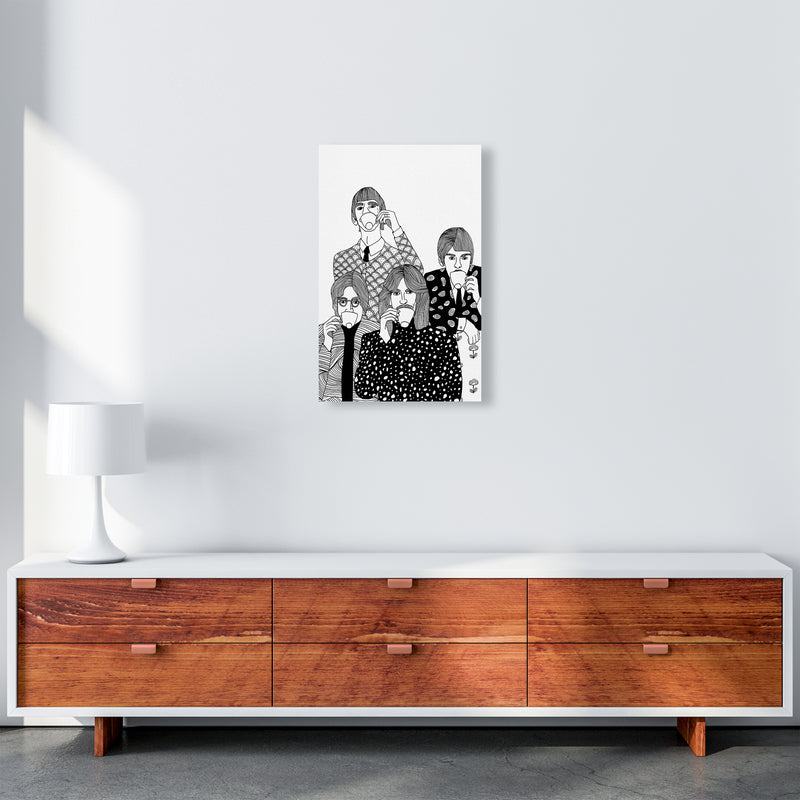 Beatles Tea Art Print by Carissa Tanton A3 Canvas