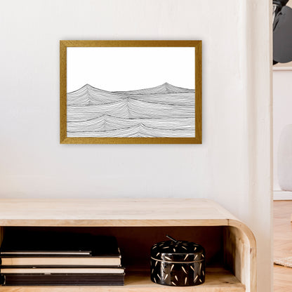 Continuous Sea Horizontal Art Print by Carissa Tanton A3 Print Only