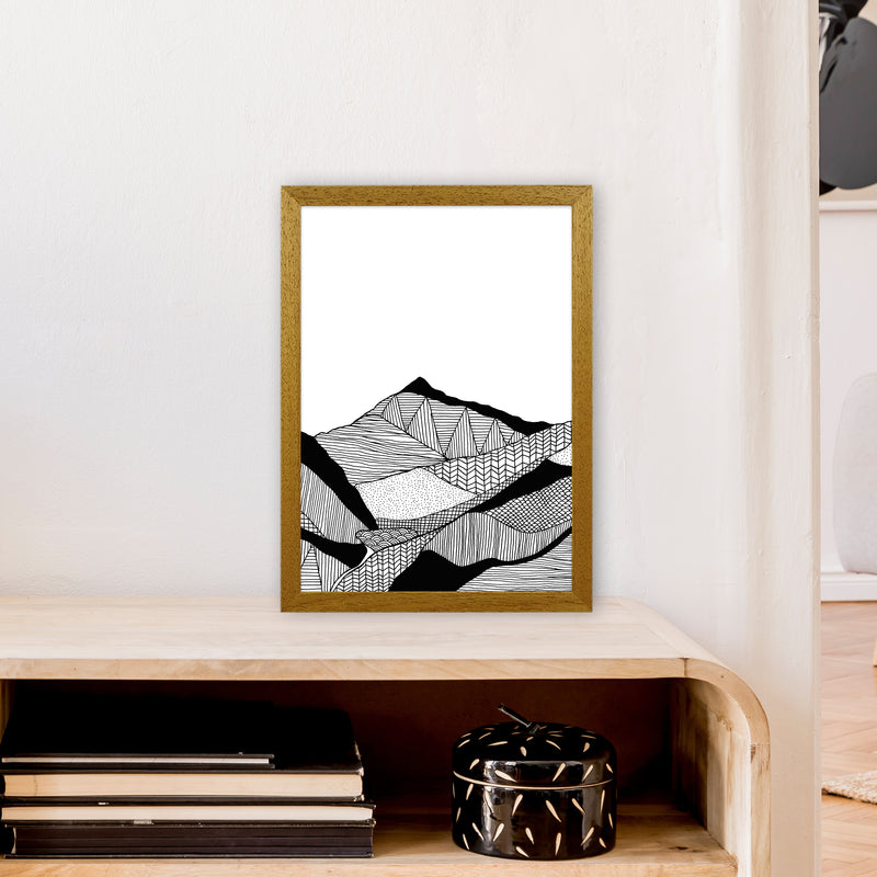 New Snowdon Portrait Art Print by Carissa Tanton A3 Print Only