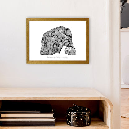Font Elephant Art Print by Carissa Tanton A3 Print Only