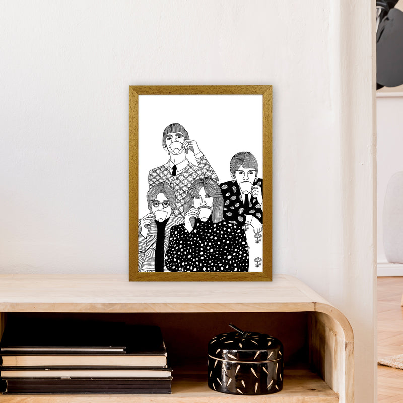 Beatles Tea Art Print by Carissa Tanton A3 Print Only