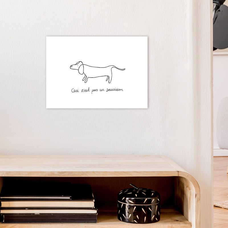 Pasunsaucisson Art Print by Carissa Tanton A3 Black Frame
