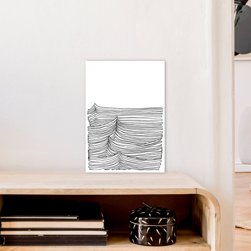 Continuous Sea Art Print by Carissa Tanton A3 Black Frame