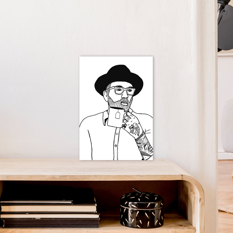 Dallas Green Art Print by Carissa Tanton A3 Black Frame
