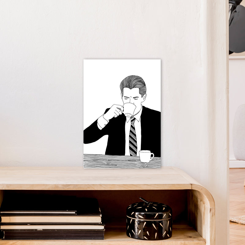 Agent Cooper Art Print by Carissa Tanton A3 Black Frame