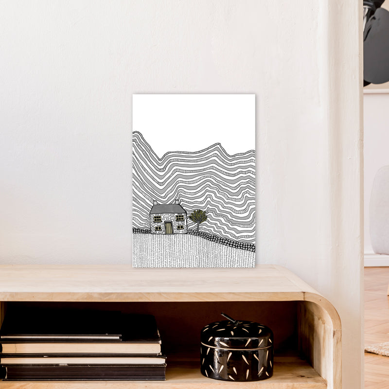 Welsh House Art Print by Carissa Tanton A3 Black Frame