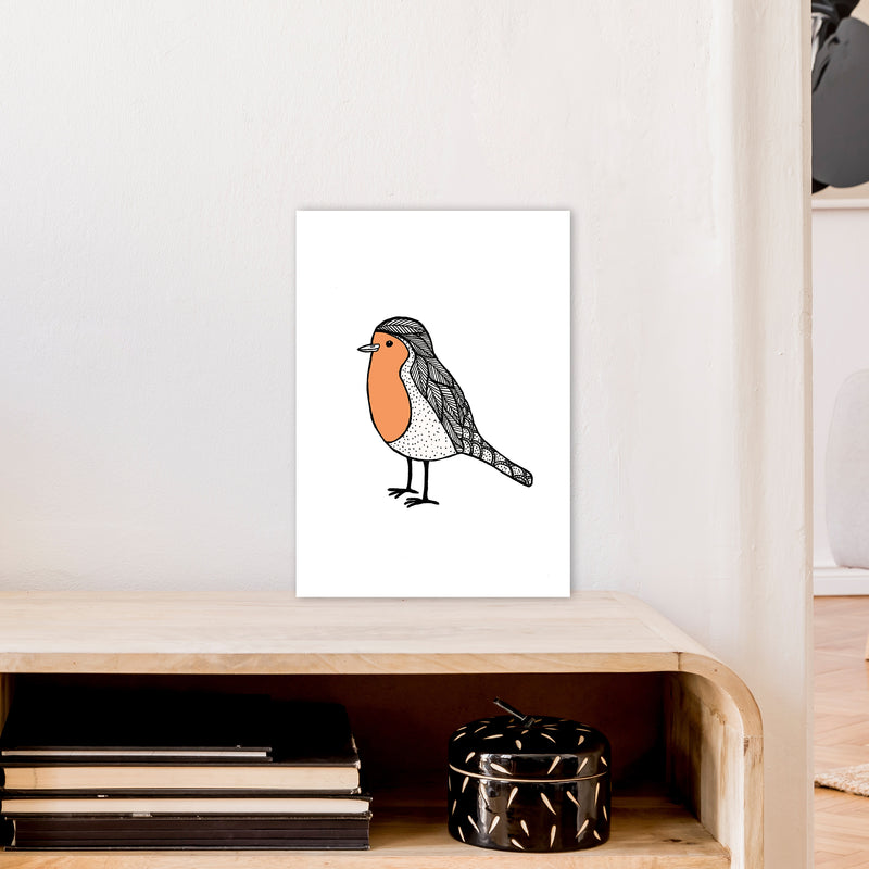 Robin Final Art Print by Carissa Tanton A3 Black Frame
