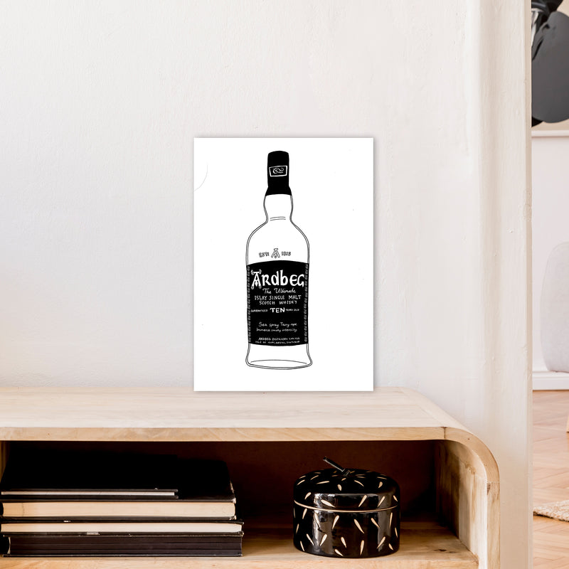 Ardbeg Art Print by Carissa Tanton A3 Black Frame