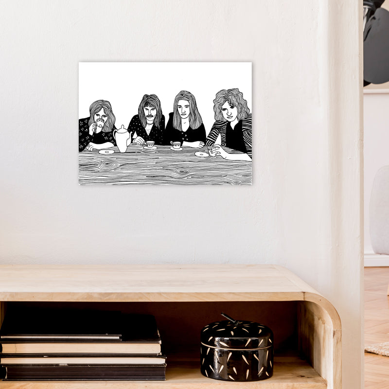 Queen Art Print by Carissa Tanton A3 Black Frame