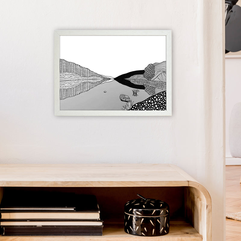 Geirionydd Art Print by Carissa Tanton A3 Oak Frame