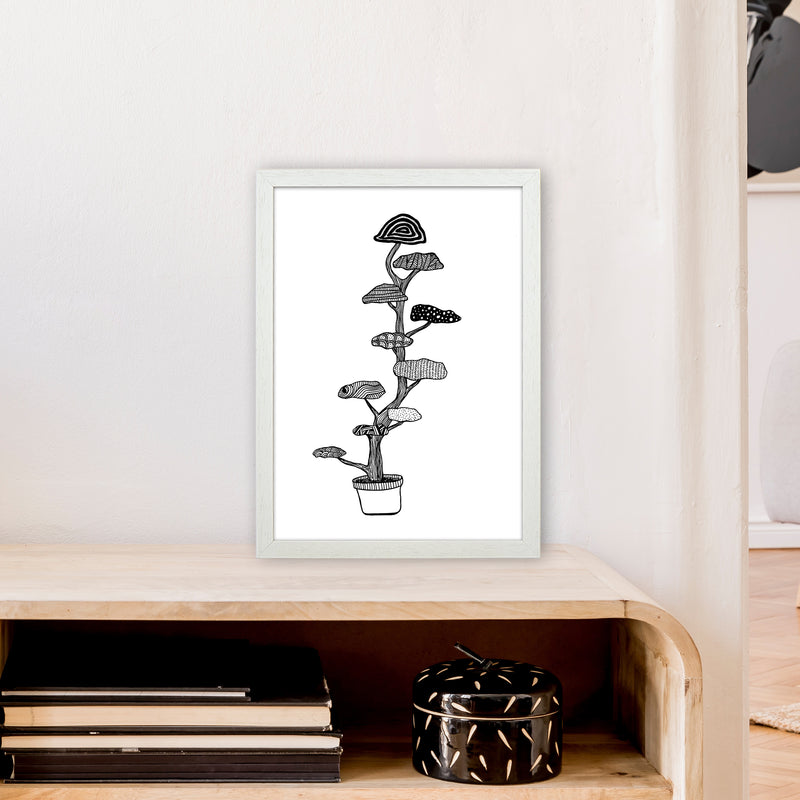Cloud Tree Art Print by Carissa Tanton A3 Oak Frame