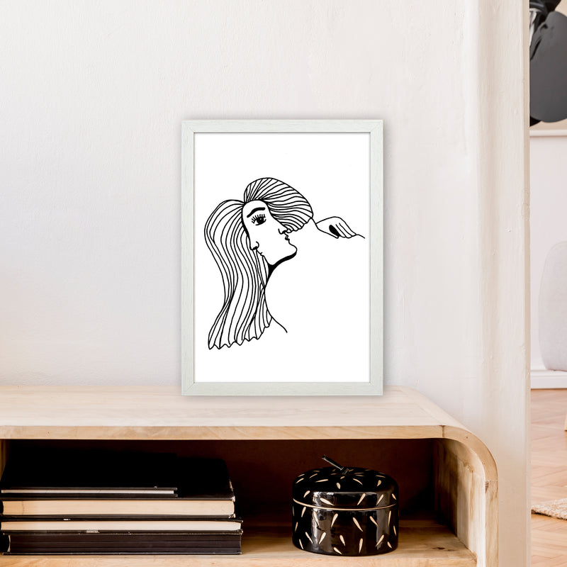 Illusion Art Print by Carissa Tanton A3 Oak Frame