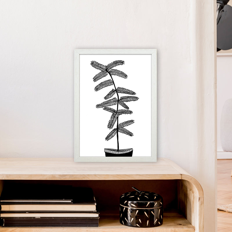 Mimosa Art Print by Carissa Tanton A3 Oak Frame