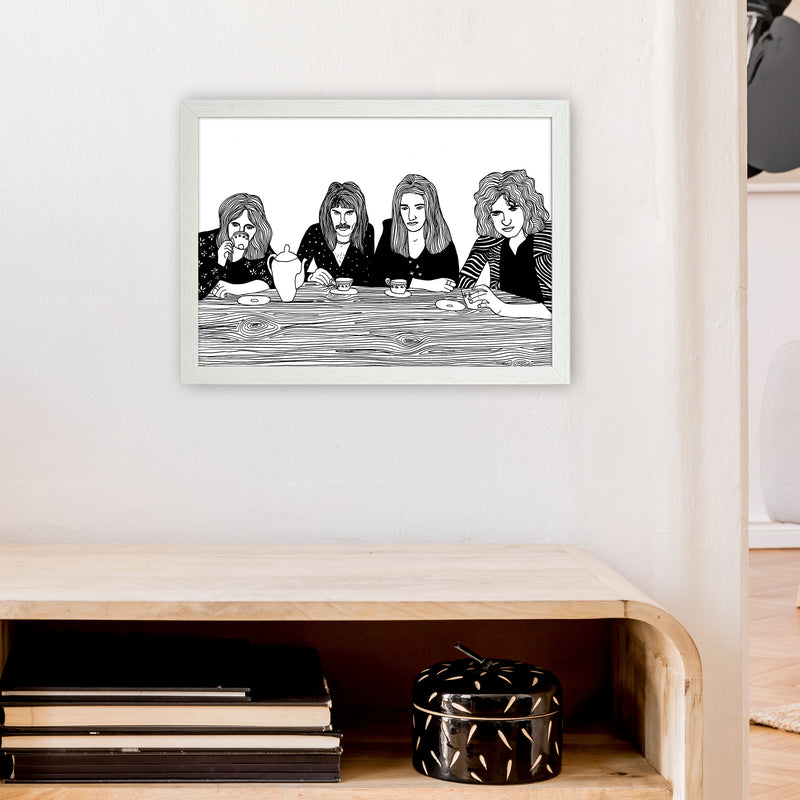 Queen Art Print by Carissa Tanton A3 Oak Frame