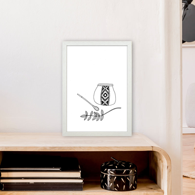 Mate Art Print by Carissa Tanton A3 Oak Frame