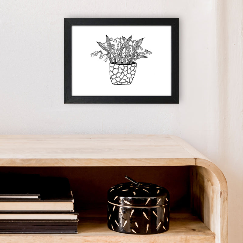 Lily of the Valley Art Print by Carissa Tanton A4 White Frame