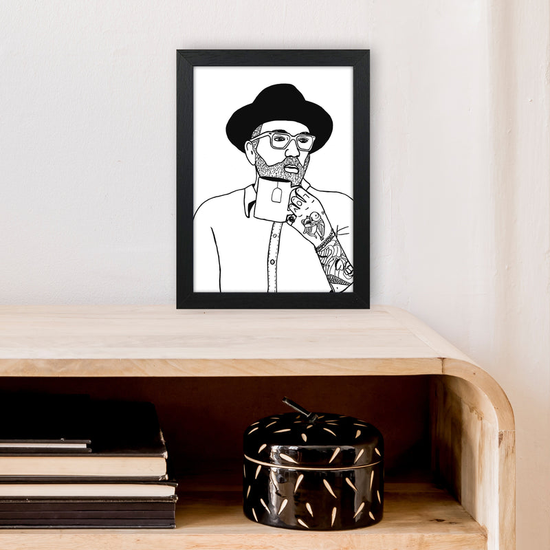 Dallas Green Art Print by Carissa Tanton A4 White Frame