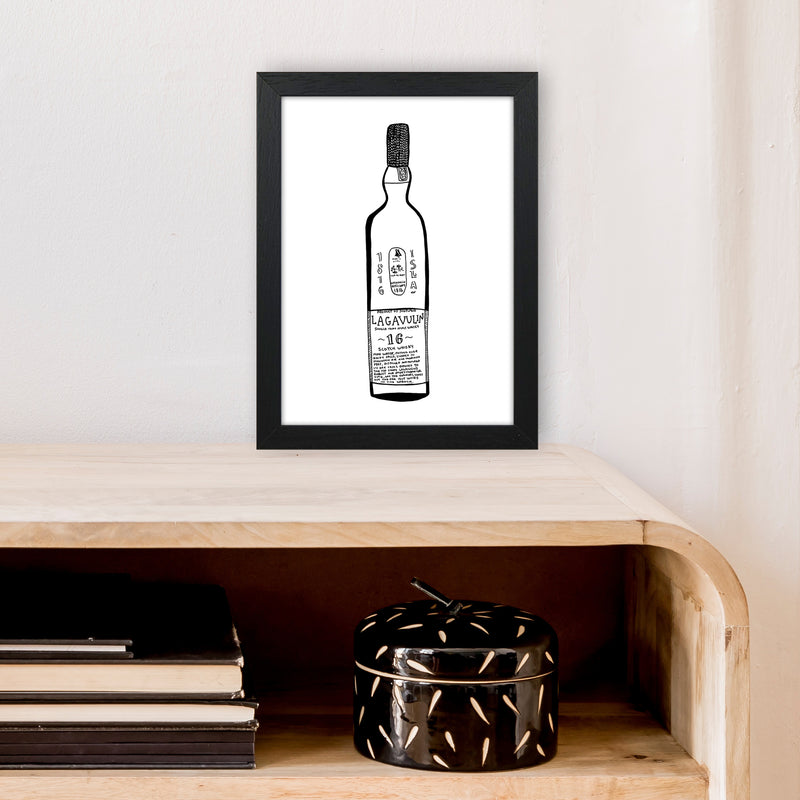 Lagavulin Art Print by Carissa Tanton A4 White Frame