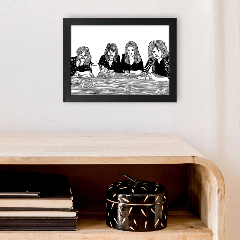 Queen Art Print by Carissa Tanton A4 White Frame