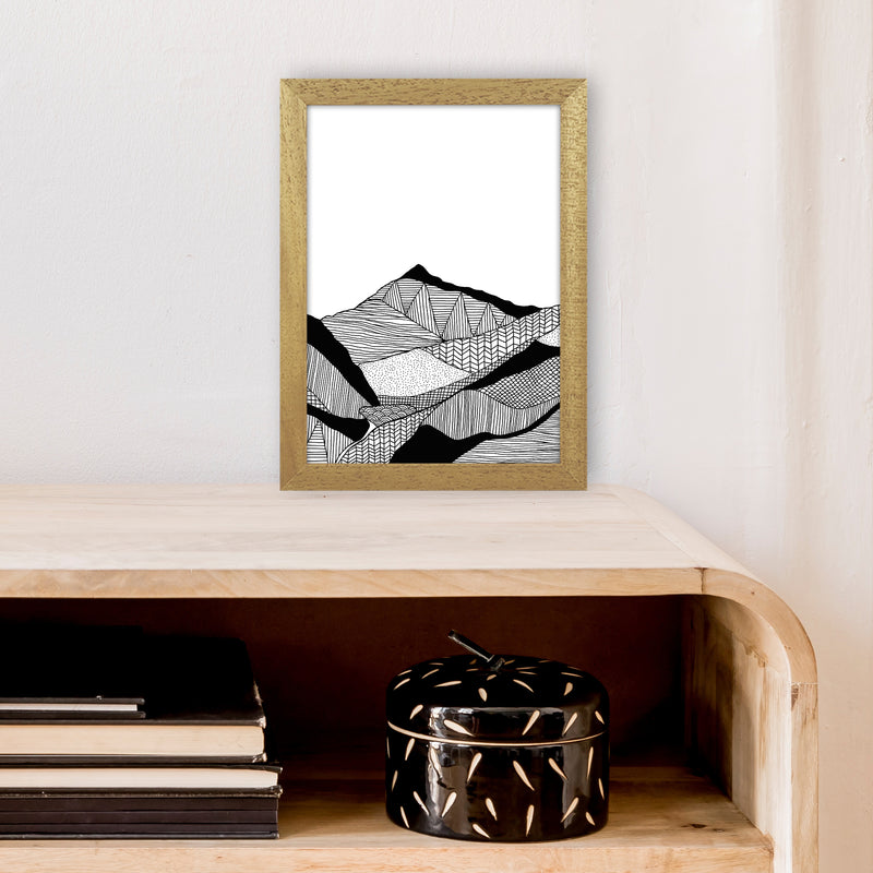 New Snowdon Portrait Art Print by Carissa Tanton A4 Print Only