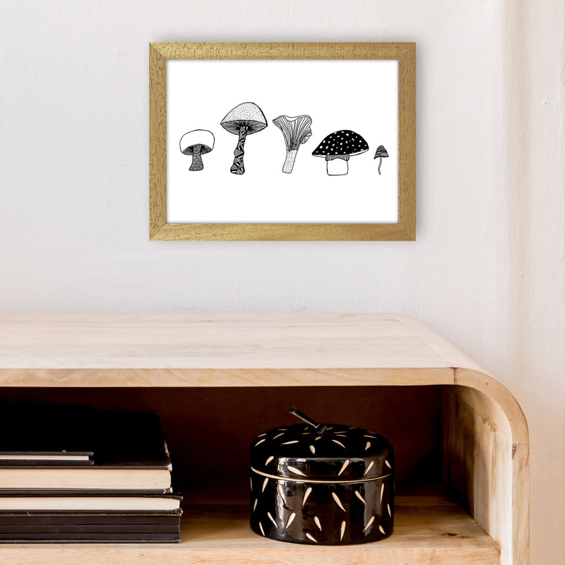 Mushrooms Art Print by Carissa Tanton A4 Print Only
