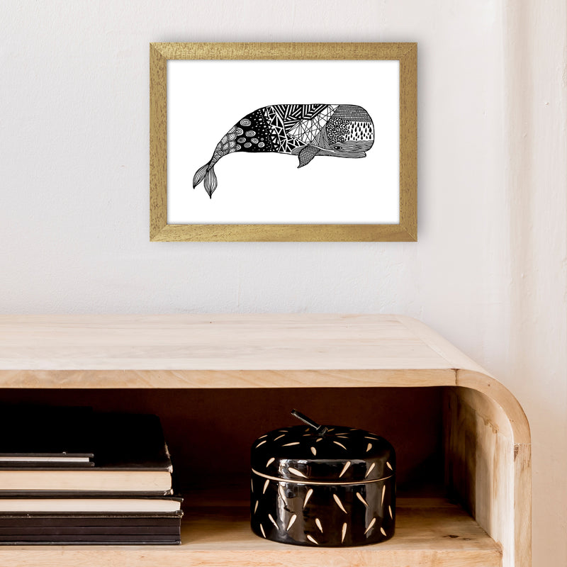 Whale Art Print by Carissa Tanton A4 Print Only