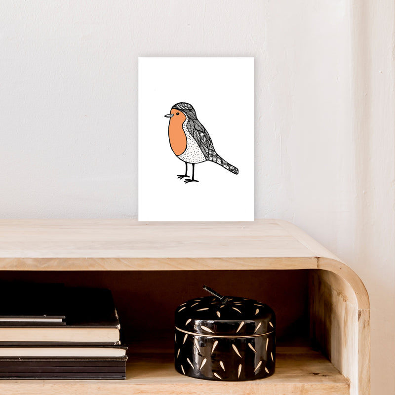 Robin Final Art Print by Carissa Tanton A4 Black Frame