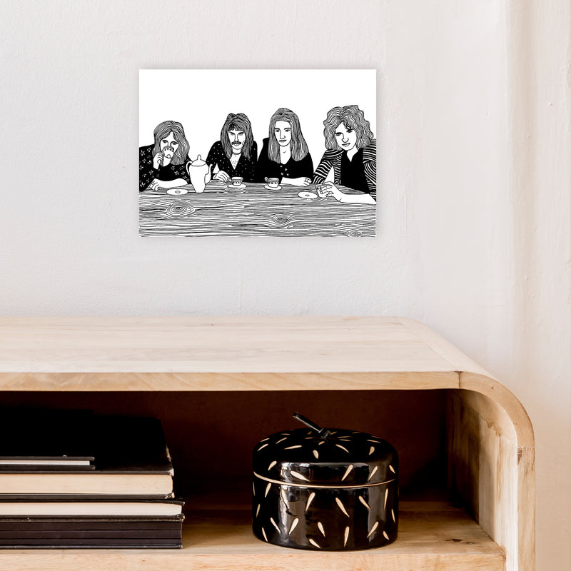 Queen Art Print by Carissa Tanton A4 Black Frame