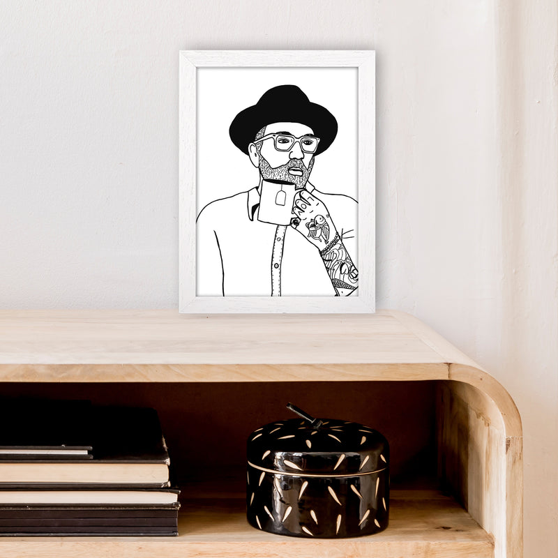 Dallas Green Art Print by Carissa Tanton A4 Oak Frame