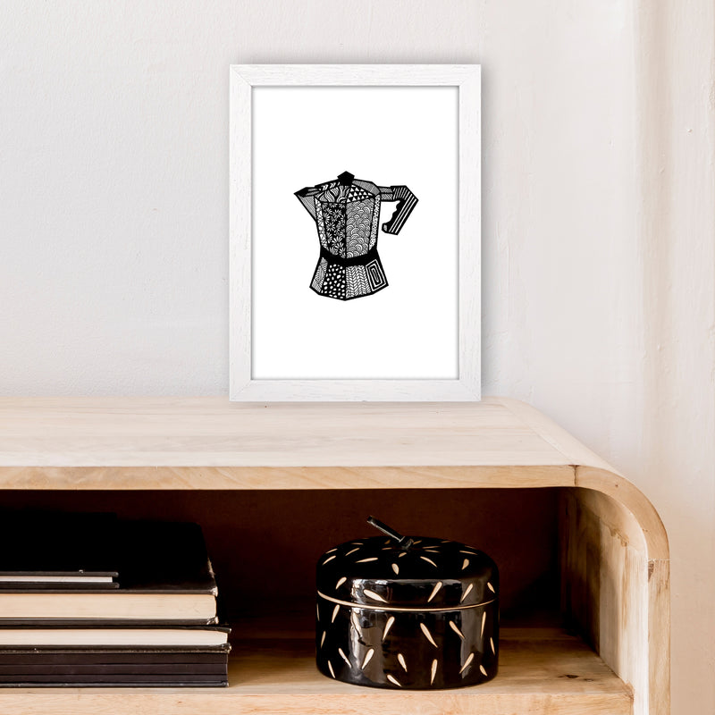 Macchinetta Art Print by Carissa Tanton A4 Oak Frame