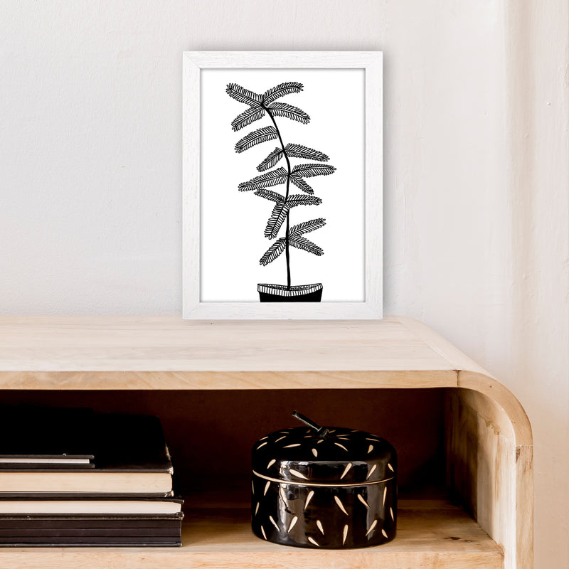 Mimosa Art Print by Carissa Tanton A4 Oak Frame
