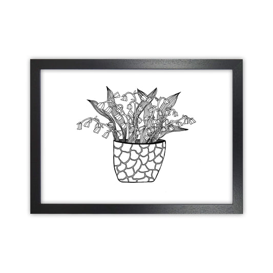 Lily of the Valley Art Print by Carissa Tanton Black Grain