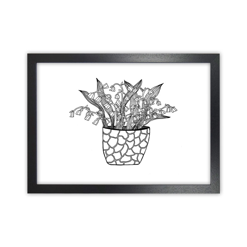 Lily of the Valley Art Print by Carissa Tanton Black Grain
