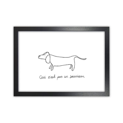 Pasunsaucisson Art Print by Carissa Tanton Black Grain