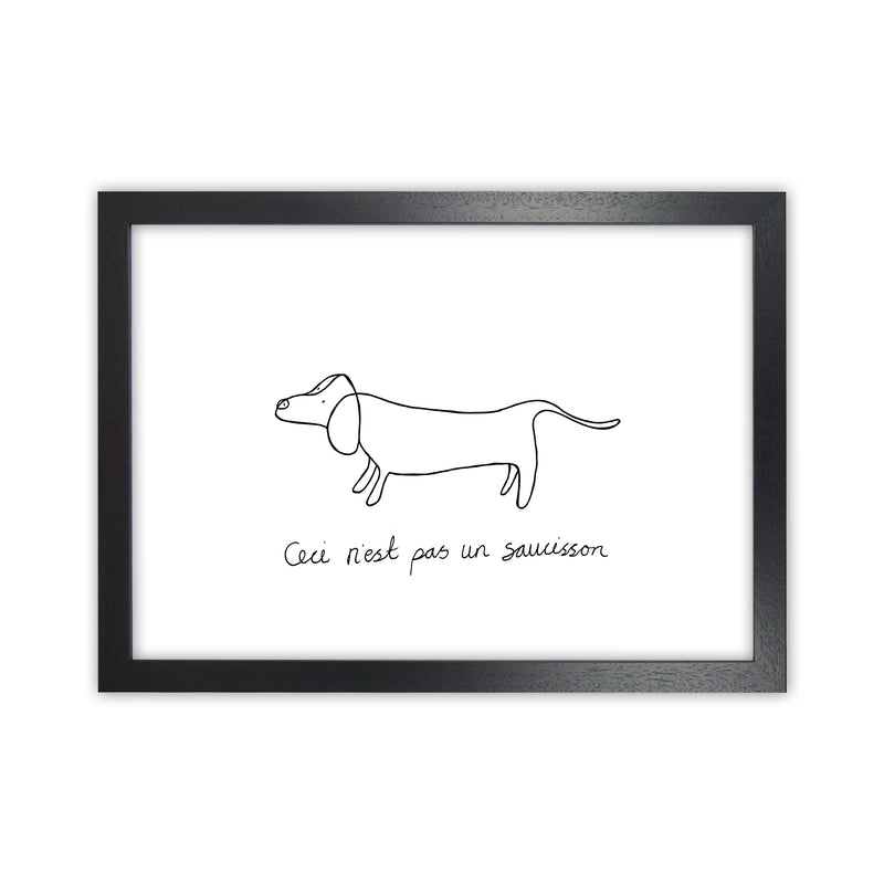 Pasunsaucisson Art Print by Carissa Tanton Black Grain
