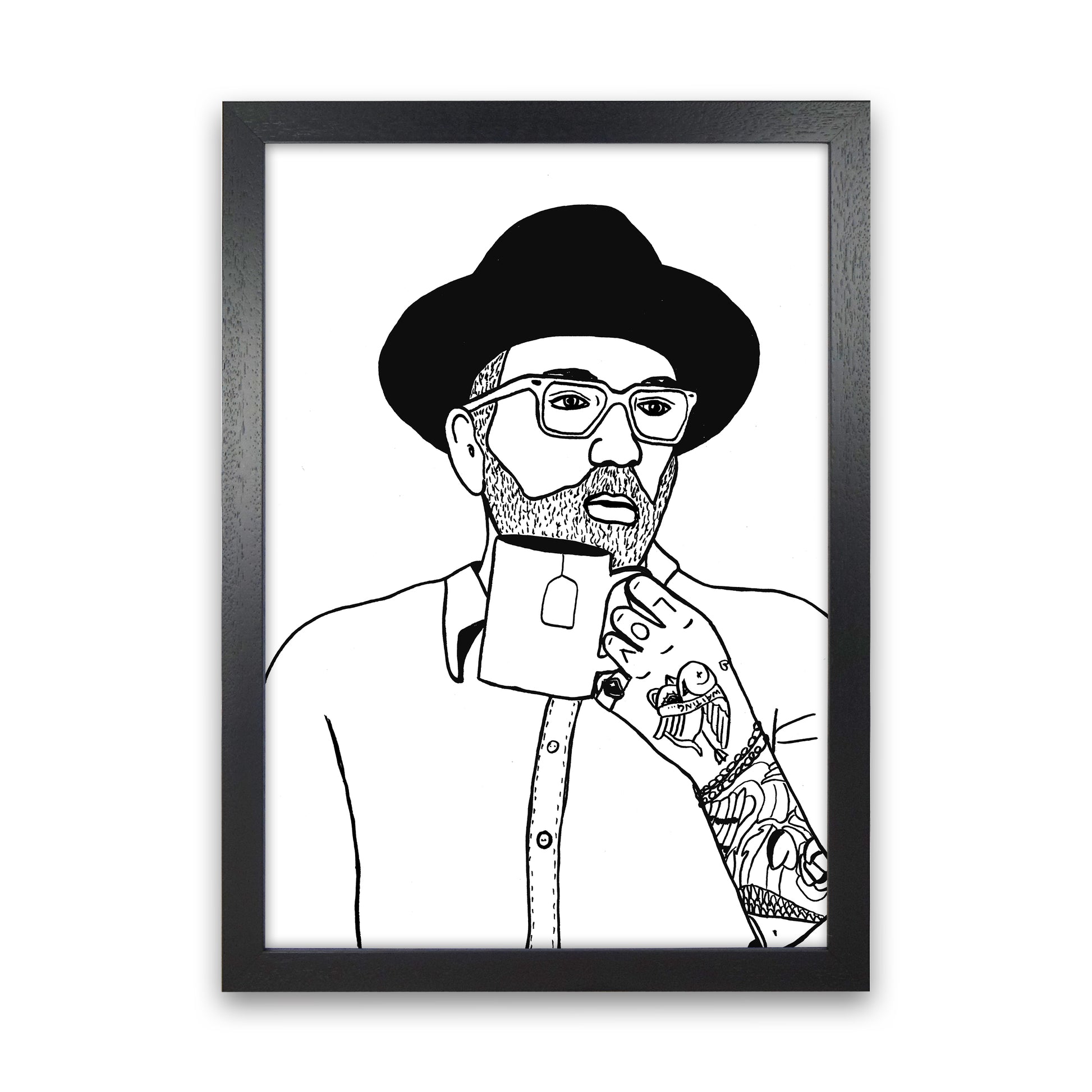 Dallas Green Art Print by Carissa Tanton Black Grain