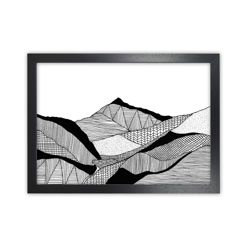 New Snowdon Art Print by Carissa Tanton Black Grain